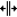 Double-headed arrow