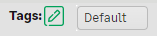 User interface for managing tags